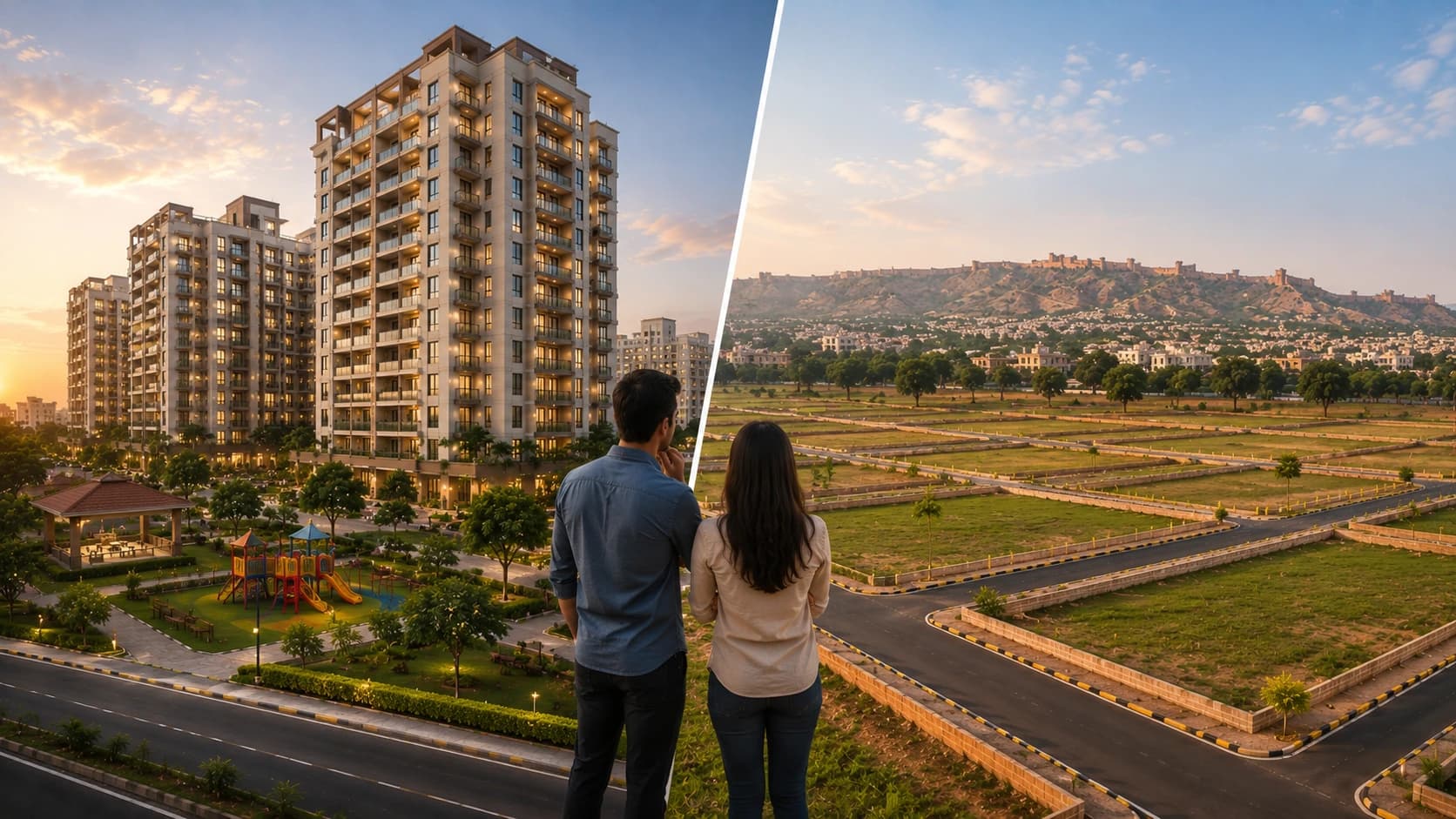 Apartment vs Plot: Which is Better in Jaipur? | Complete Buying Guide | RSN Estates
